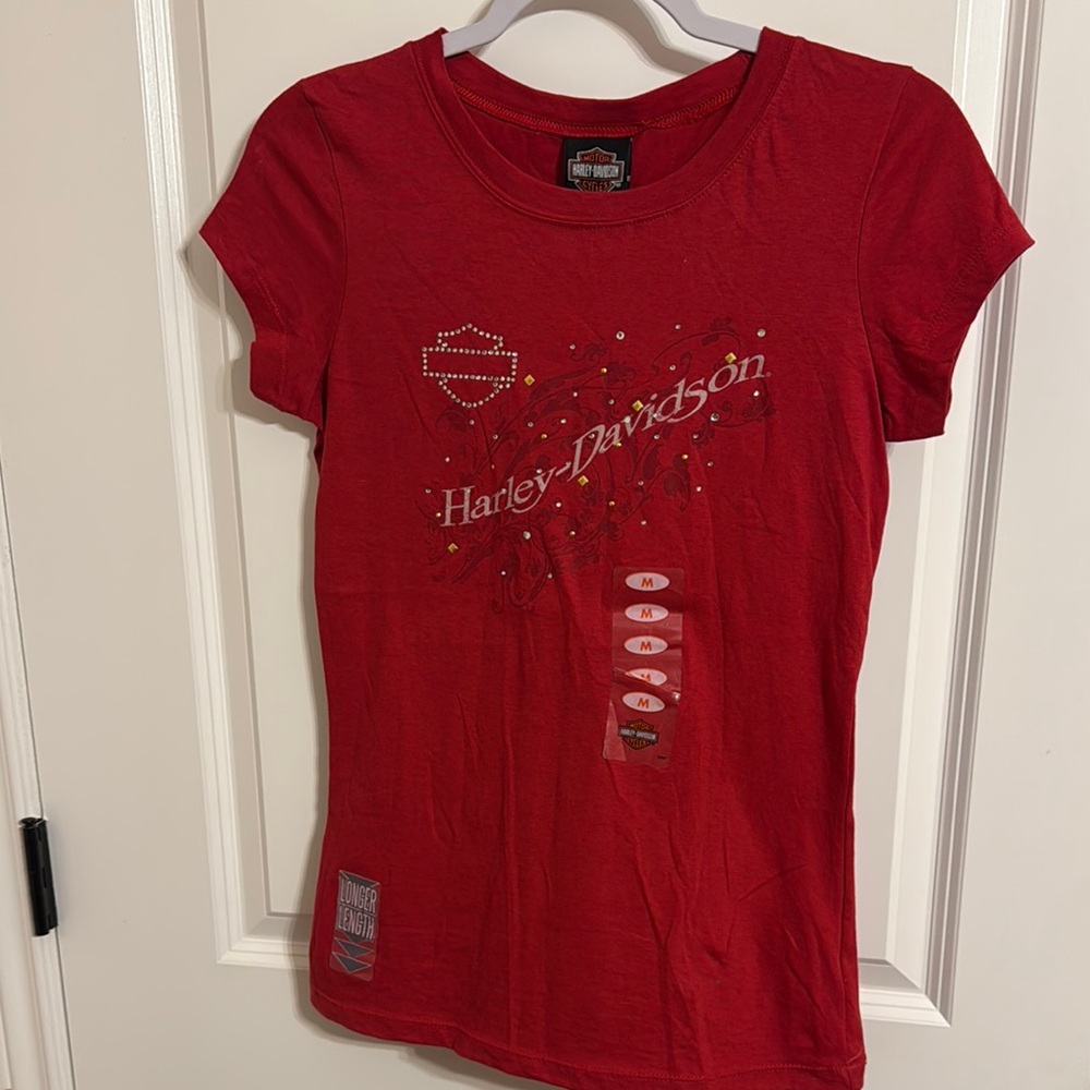 Harley-Davidson Red Short Sleeve Tee